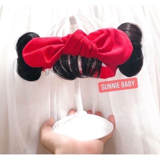 băng đô turban tóc giả cho bé