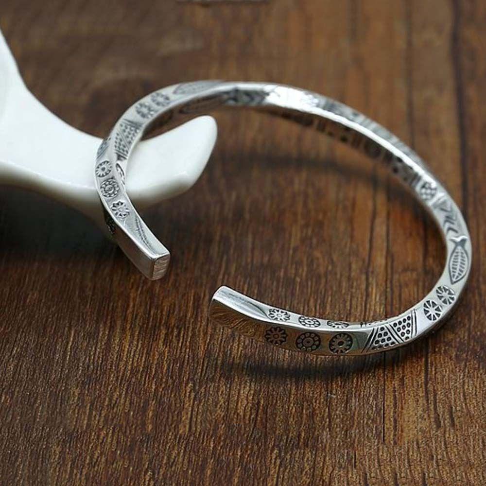 Vòng Tay Hở BACK2LIFE Mobius Phong Cách Rock Vintage Thích Hợp Làm Quà Sinh Nhật