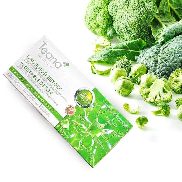 Serum Teana Vegetable Detox thải độc, chống ô nhiễm, thanh lọc và giảm stress cho da