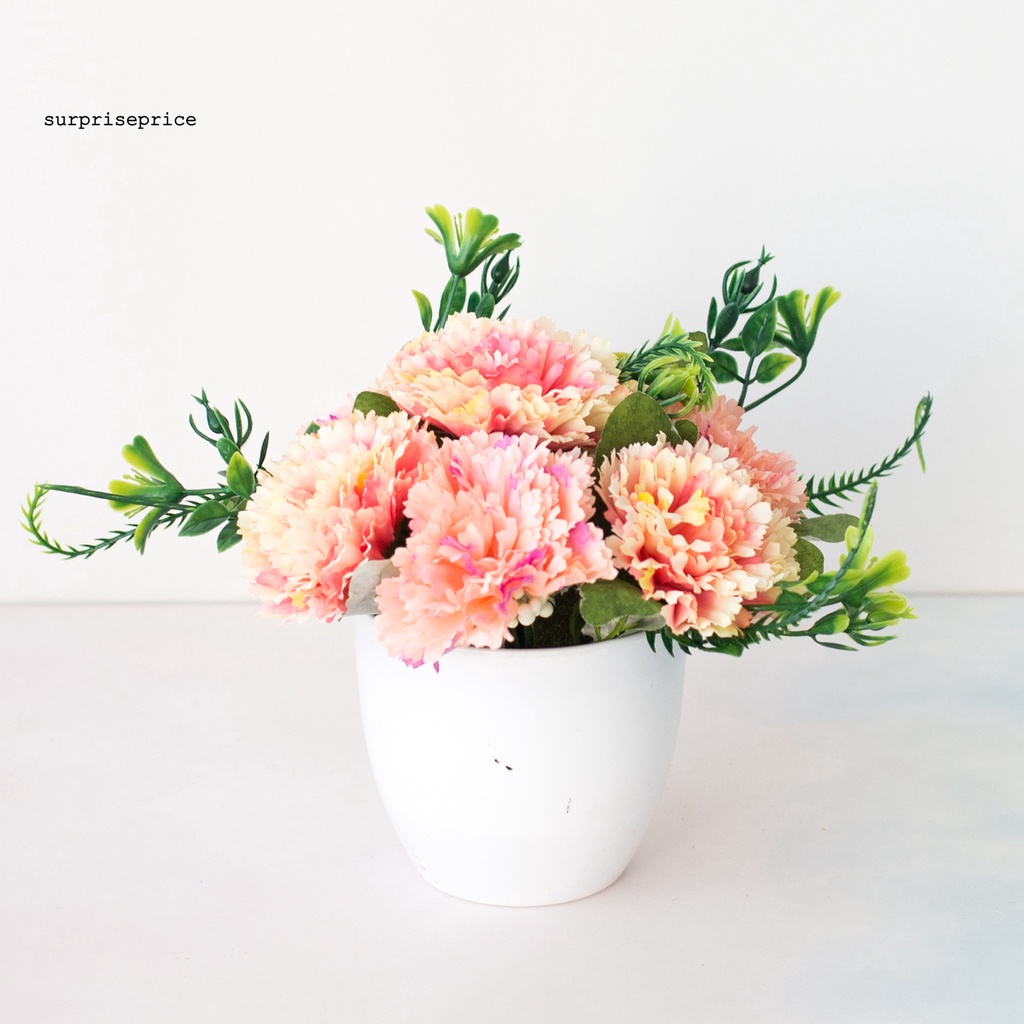 Chậu hoa tử đinh hương nhân tạo trang trí nhà cửa/quán cà phê DIY tiện dụng