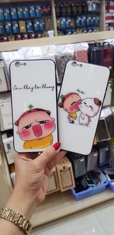 Ốp lưng cường lực cute