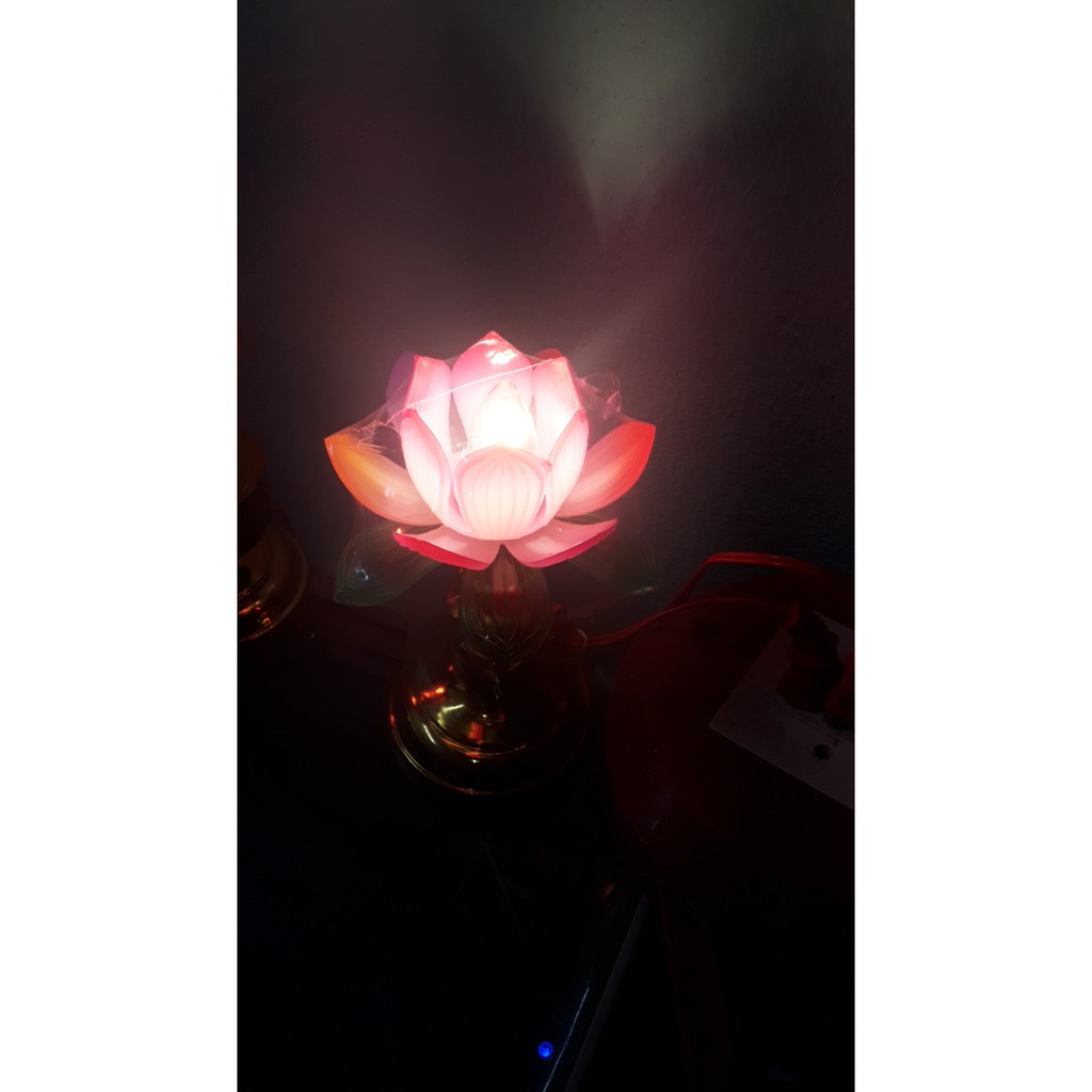 Đèn hoa sen, đèn thờ cúng để bàn thờ nhiều cỡ