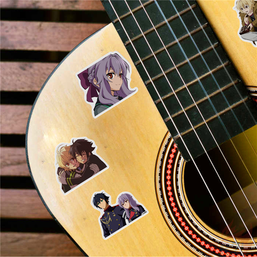 Bộ 50 hình dán Anime Seraph Of The End Series 02 - Yuichira Hyakuya dễ thương