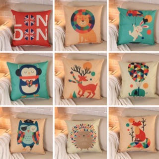 Vỏ gối vuông tựa vải gai size to 45*45 in sắc nét.30 mẫu có sẵn. Combo 3 vỏ 145k (chỉ còn 45k/vỏ)