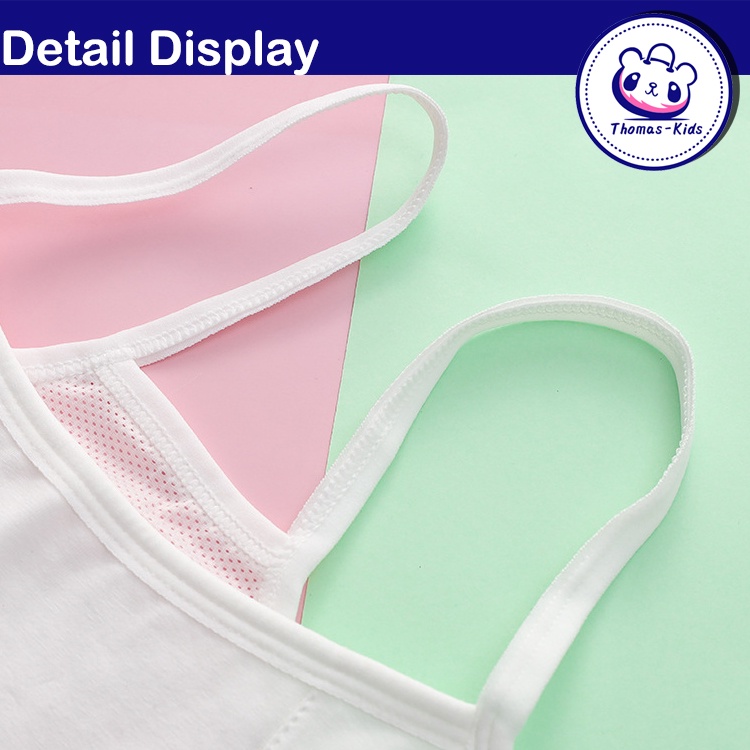 Áo Lót Lưới Mỏng Thoáng Khí Dành Cho Bé Gái 8-16 Tuổi 30-50kg