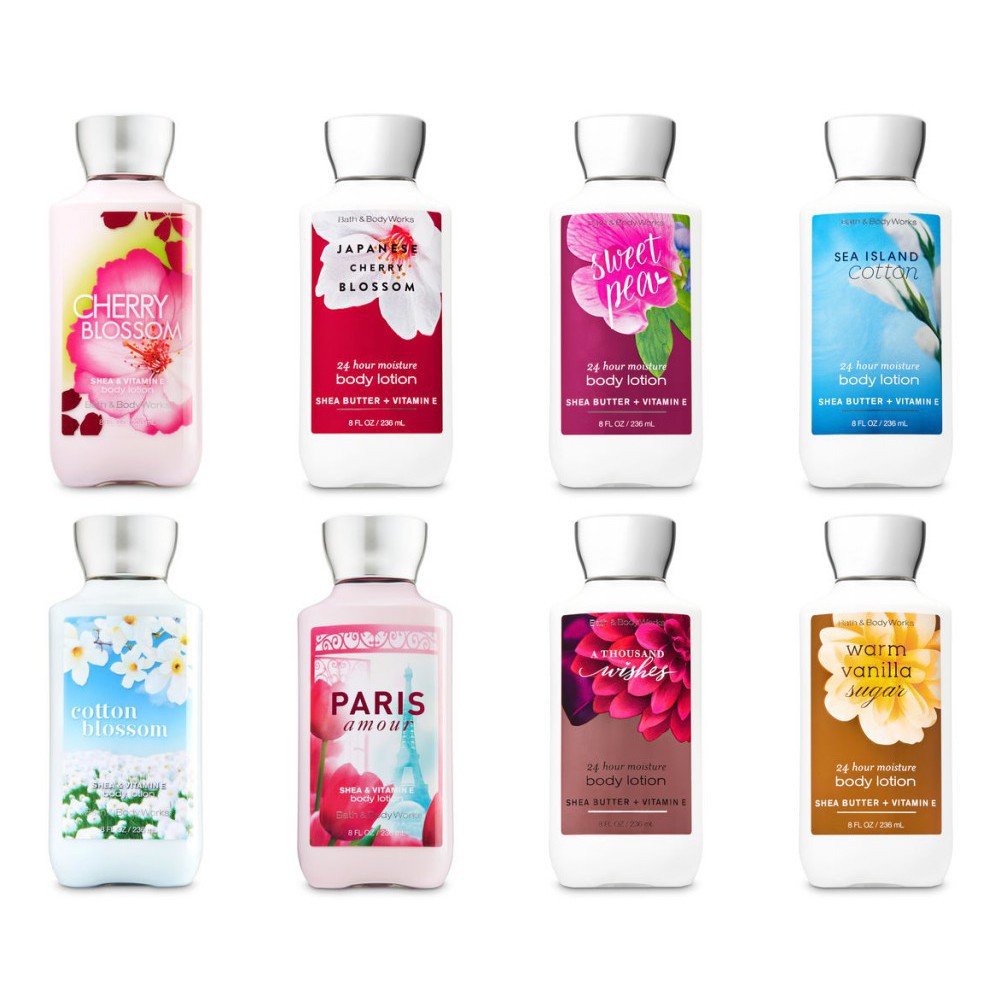 [Auth - Nhiều Mùi] Sữa Dưỡng Thể Lưu Hương Mịn Da Bath & Body Works (236ml)