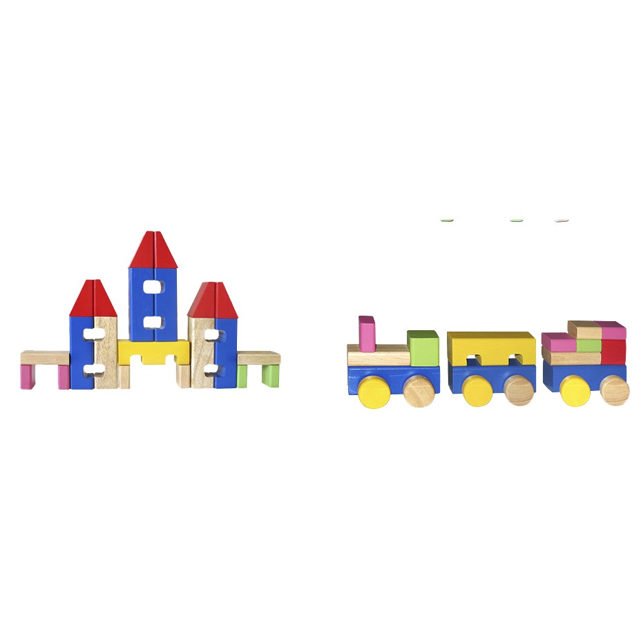 Đồ chơi gỗ Bộ xếp lâu đài Winwintoys 66152