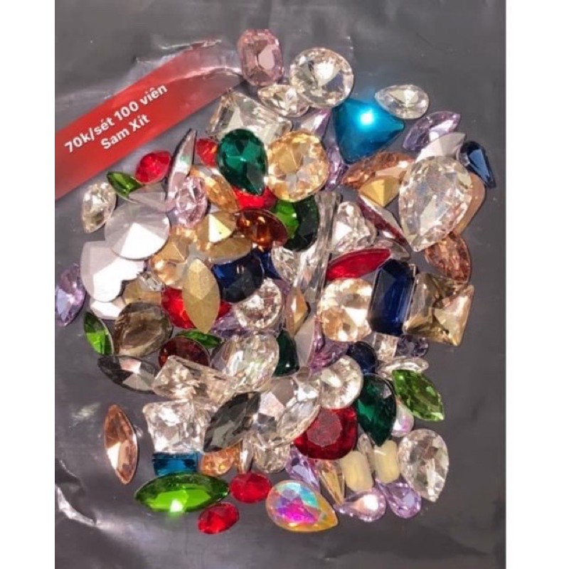  🍀Sét đá khối 100viên mix màu lộn xộn | BigBuy360 - bigbuy360.vn