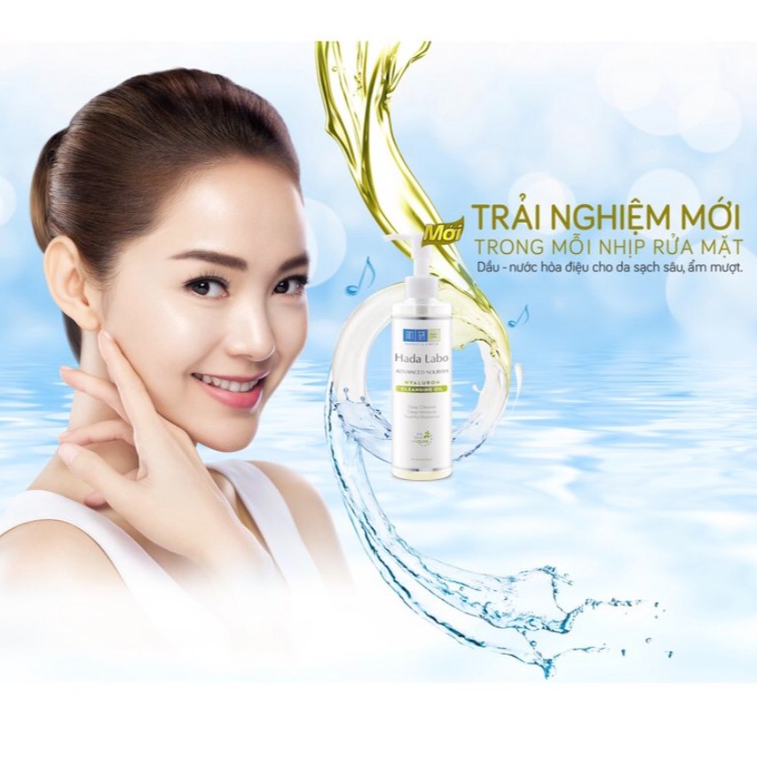 Dầu Tẩy Trang Hada Labo Advanced Nourish Hyaluron Acid Cleansing Oil 200ml