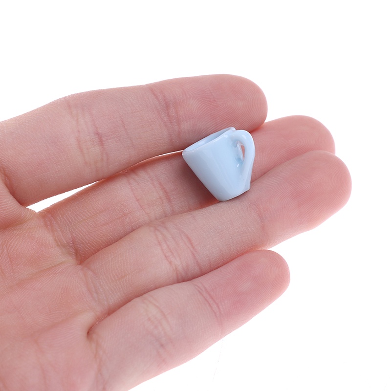 Bộ 10 Ly Nước Mini Tỉ Lệ 1: 12 Dùng Để Trang Trí Nhà Búp Bê