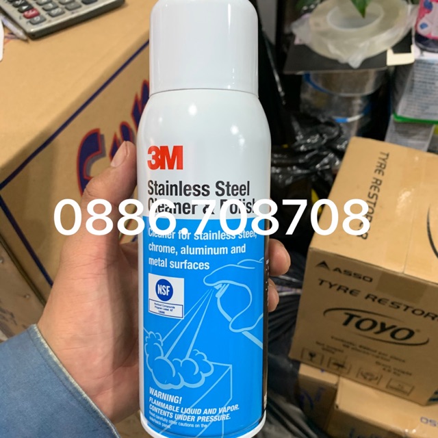 CHAI TẨY VÀ LÀM SẠCH ĐÁNH BÓNG INOX 3M(283g)