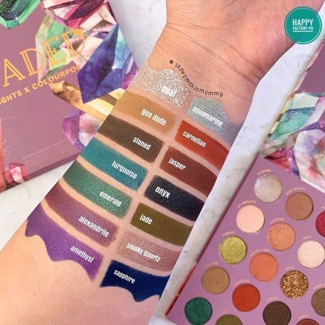 Bảng màu mắt Kathleen Lights Colourpop So Jaded