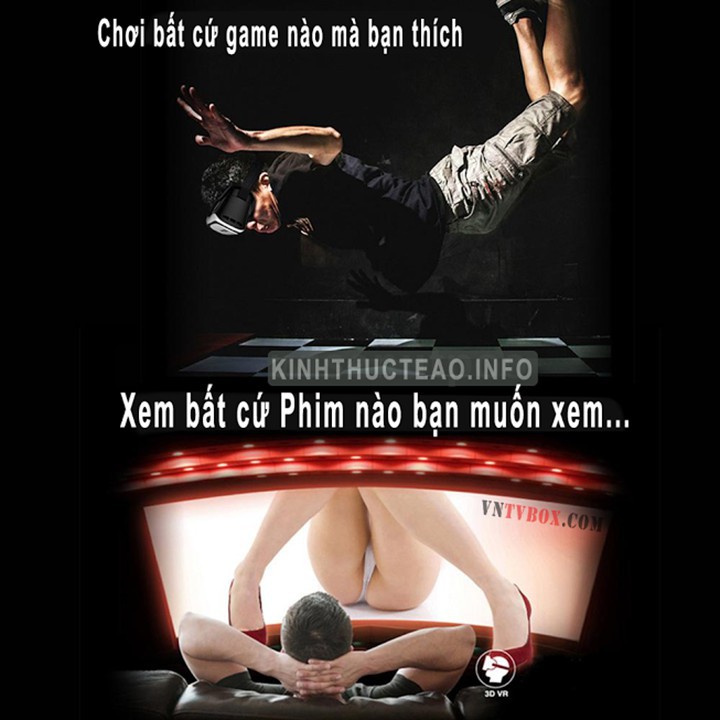 Kính thực tế ảo VR Box xem phim trên điện thoại mã KMZ53 | BigBuy360 - bigbuy360.vn
