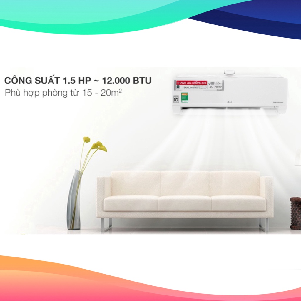 Máy lạnh LG Wifi Inverter 1.5 HP V13APF - showroomtivi _miễn phí vận chuyển