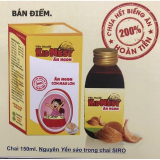 Yến Huyết KID NEST ĂN NGON - Con Mau Lớn, Khoẻ Mạnh ( Mua 5 Tặng 1 gói Tăm bông)