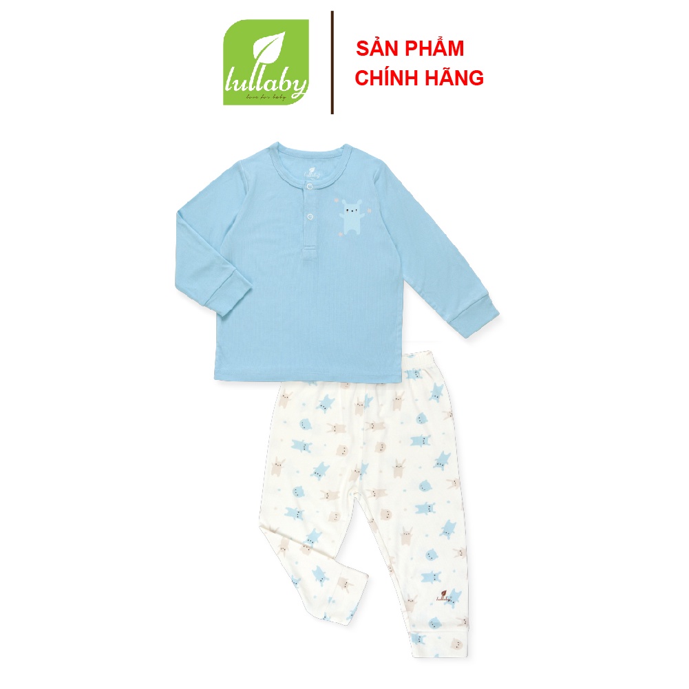 Lullaby - Bộ đồ dài tay bổ nẹp Bamboo NH426M