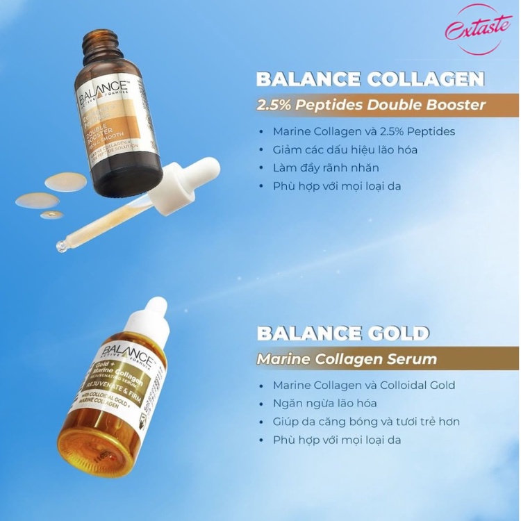 Tinh chất Balance Active Formula Gold Collagen Rejuvenating trẻ hóa, tái tạo da 30ml