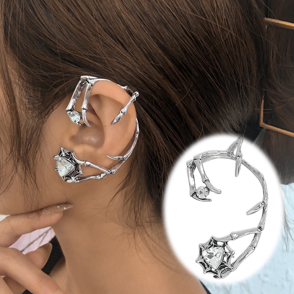 1 Khuyên Kẹp Vành Tai Hình Rồng Phong Cách Trung Hoa Sang Trọng