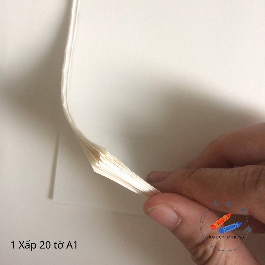 Giấy Bãi Bằng Khổ A1 Để Vẽ Hình Hoạ Luyện Thi Khối H, V