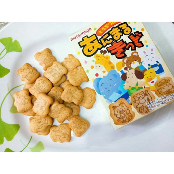 (Date 11/2023) Bánh ăn dặm hình thú Matsunaga cho bé trên 1 tuổi