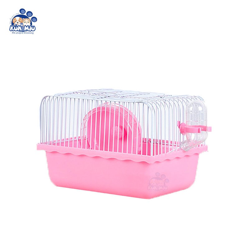 Lồng cho chuột hamster kèm phụ kiện - sz to 31x24x17cm