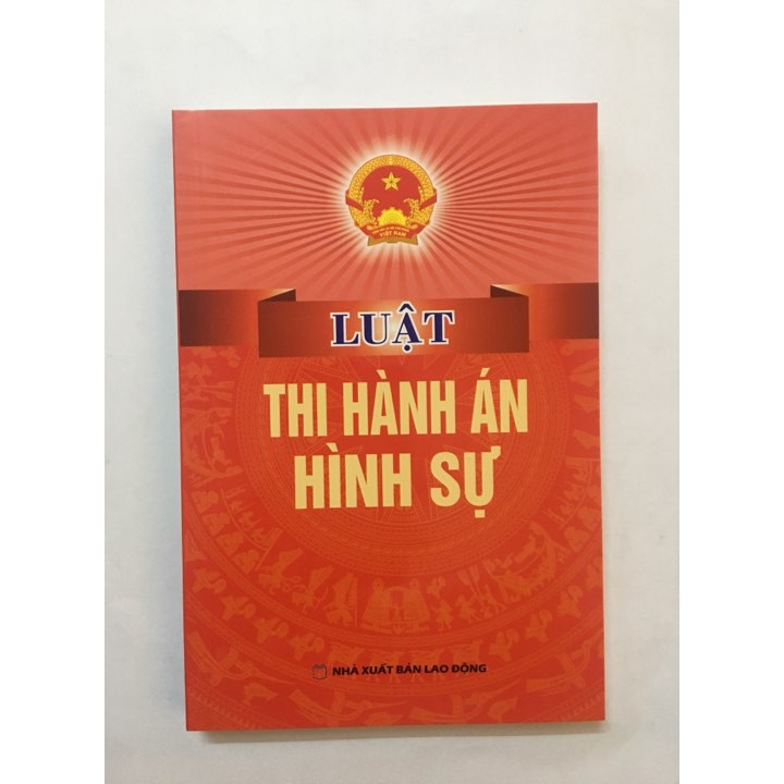 Sách - Luật Thi Hành Án Hình Sự