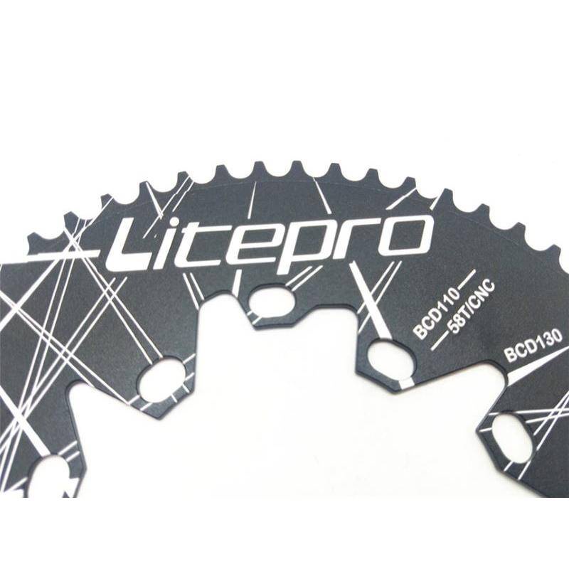 Líp xe đạp Litepro 110 130BCD chia 52T 54 56 58 60 răng