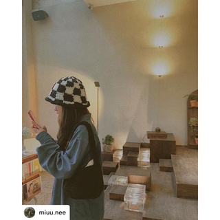 Fuzzy bucket hat