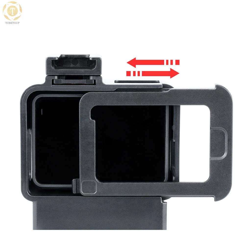 Bộ Khung Gắn Micro 12 Giờ Ulanzi V2 Vlog Cho Máy Ảnh Gopro Hero 7 6 5 Black