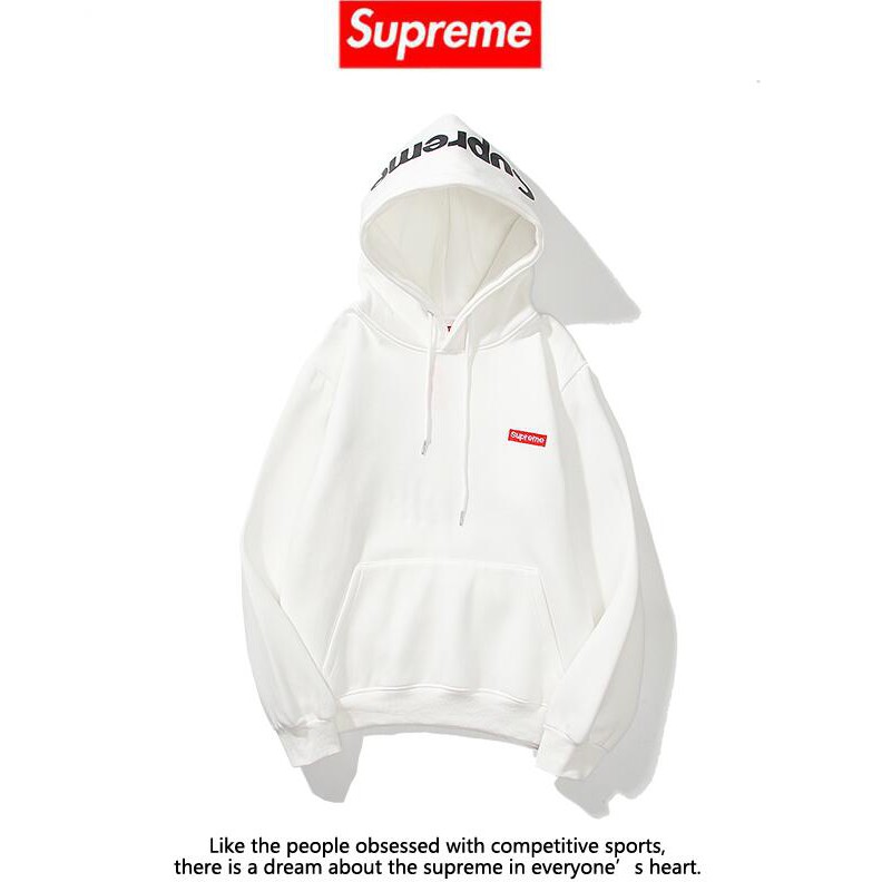 Áo Hoodie Vải Cotton In Chữ Supreme Thời Trang Cho Nam Nữ