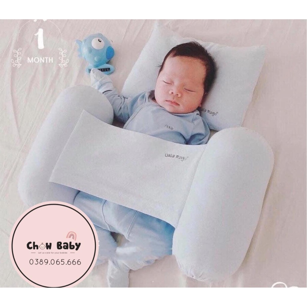 [ UalaRogo Chính Hãng] Bộ gối chặn Uala &amp; Rogo sơ sinh 8866