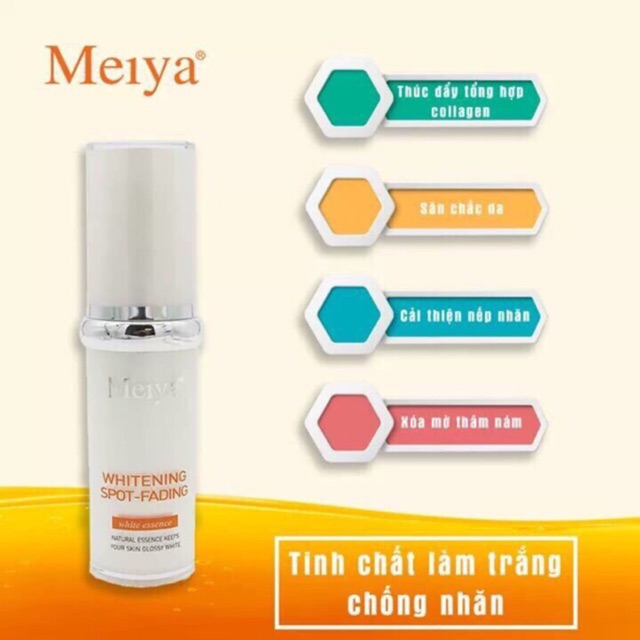 Serum Meiya cam, Thúc đẩy tổng hợp collagen, săn chắc da và cải thiện nếp nhăn, giúp da mềm mại