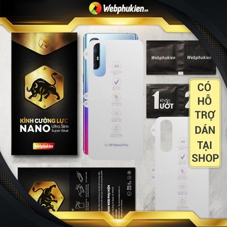 Miếng dán dẻo PPF cho Oppo Reno 3 Pro/ Find X2 hiệu Webphukien
