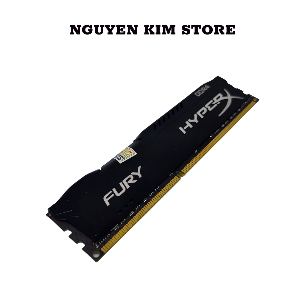 RAM ddr4 8G 2666MHz Kingston HyperX Fury dành cho PC có tản nhiệt