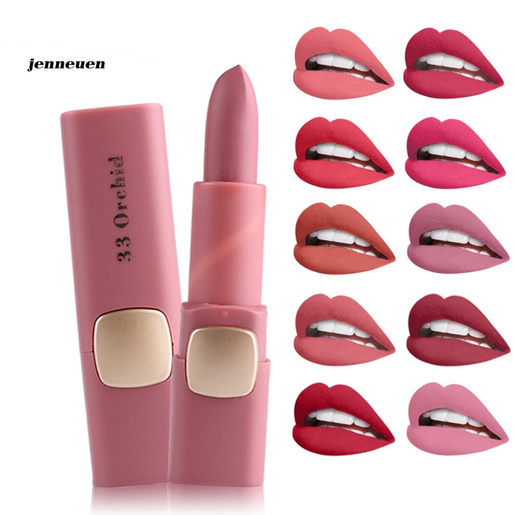 [Hàng mới về] Son thỏi màu lì chống thấm nước lên màu chuẩn đẹp cho bạn nữ | BigBuy360 - bigbuy360.vn