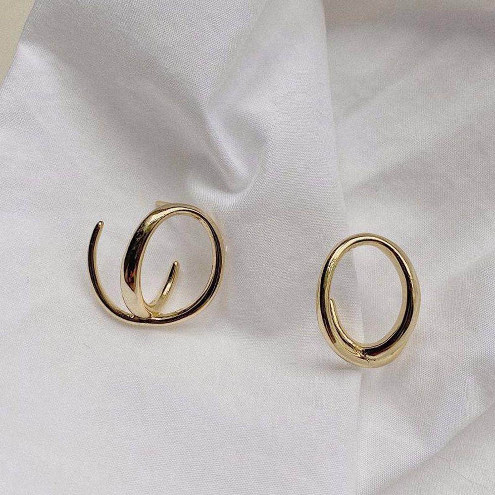 Bông Tai Bằng Đồng Đơn Giản Thời Trang Hàn Quốc Dành Cho Nữ