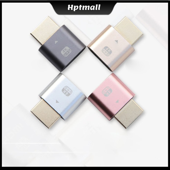 Đầu cắm giả lập ảo hóa màn hình khóa có thể tương thích với HDMI độ phân giải siêu cao 4K BK