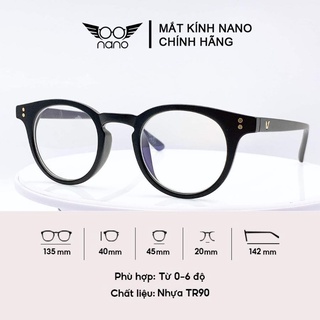 Gọng kính cận nữ nam, kính gọng V NANO 2129 nhựa dẻo bền bỉ thời trang Hàn Quốc