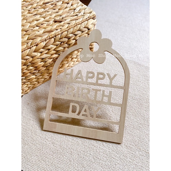 MGG10kCửa sổ chữ happy birthday, trang trí sinh nhật