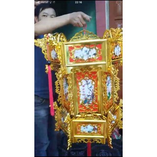 (Sỉ, LẺ) Đèn lồng treo Tết đèn lục lăng 60p