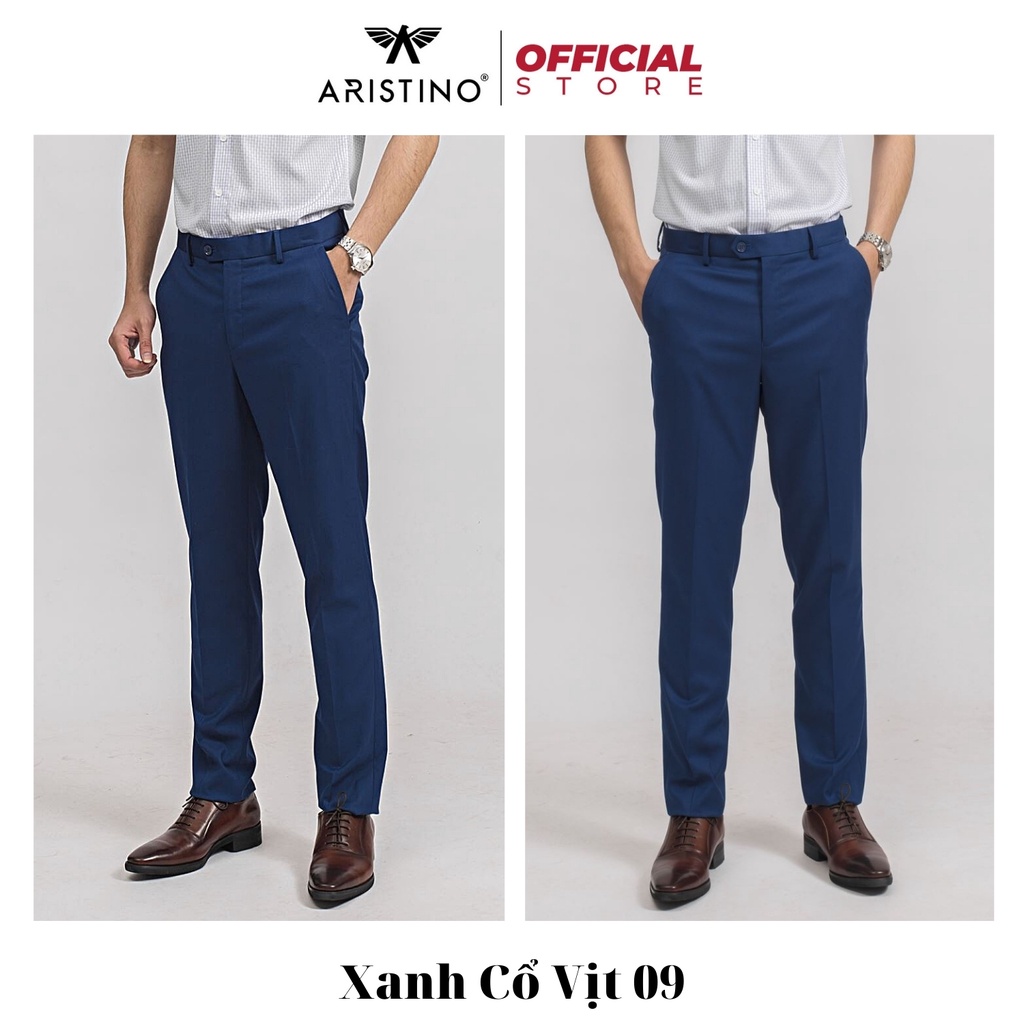 Quần Âu Vải Nam ARISTINO Dáng Slim Fit Cao Cấp Có Khuy Cài Trẻ Trung Lịch Sự Sang Trọng ATR00509