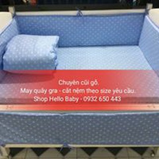 Bộ quây cũi vải tôn cho bé