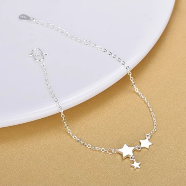 [JTTJ07 Giảm 5k đơn 50k] Vòng Tay, Vòng Chân, LắcTay,Lắc Chân Bạc Nữ Cao Cấp, Phong Cách Hàn Quốc Hình Ngôi Sao Năm Cánh | BigBuy360 - bigbuy360.vn