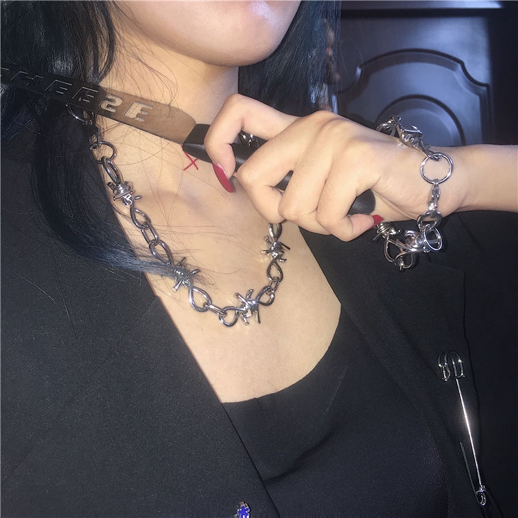 Dây Chuyền Gai Phong Cách Hip Hop Đường Phố Cá Tính 22230