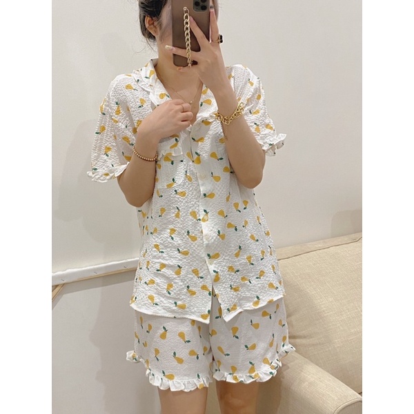 set ngủ xinh xắn ( kèm ảnh thật , video ) , Bộ pijama xinh xắn