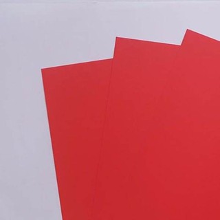 {Tập 100 tờ} Giấy Bìa Màu Đỏ A4  mỏng 80gsm