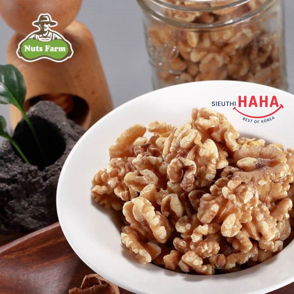 Hạt óc chó mỹ nhập khẩu hàn quốc cho bé NUTS FARM CALIFORNIA WALNUT 400g