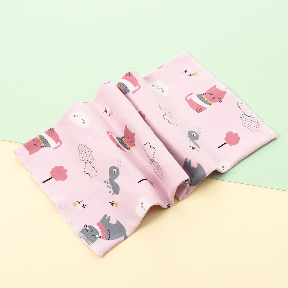 Khăn choàng cổ cotton in họa tiết động vật hoạt hình nhiều màu sắc tùy chọn thời trang thu đông đáng yêu cho bé