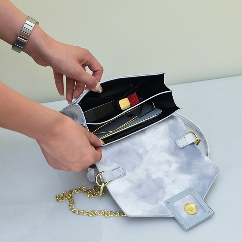 Túi Đeo Chéo Hình Vuông Nhỏ Màu Sắc gradient Dành Cho Nữ