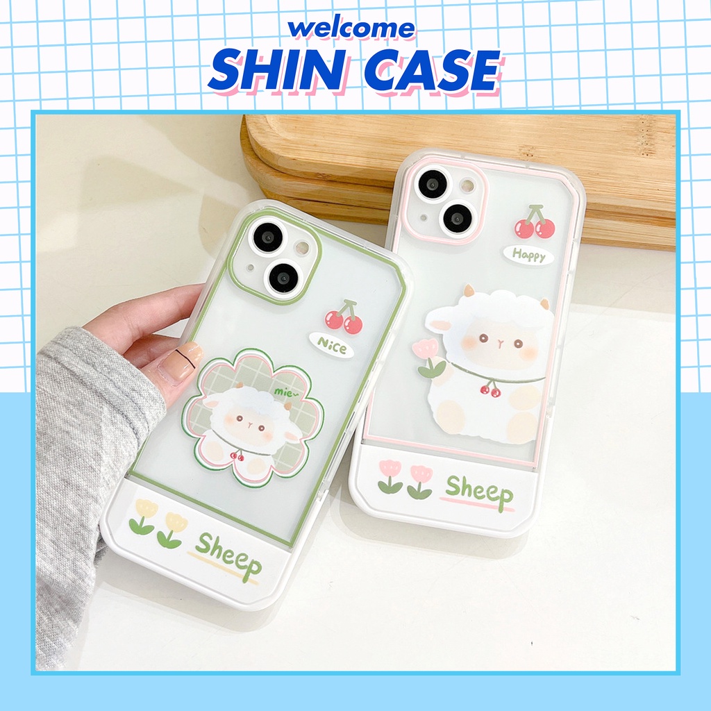 Ốp lưng iphone chống lưng Cừu bông 6/6plus/6s/6splus/7/7plus/8/8plus/x/xs/11/12/13/14/pro/max/promax/plus/shin/case